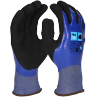 Fitzner Nitril Schnittschutzhandschuh Ultra Cut Dry D,  blau 884-11,  1 Packung = 12 Paar,  Größe 11