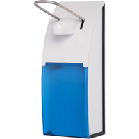 FIX Dosierspender für die hygienische Dosierung HS500AL,  passend für 500 ml - Flaschen,  Aluminium,  blau