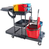 Floorstar 1 Quattro BASIC Reinigungswagen RW 1Q B,  Maße (B x L x H): 62, 5 x 133 x 110 cm