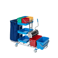 Floorstar 4 Quattro Solid Flachpressenwagen FPW 4Q,  Maße (B x L x H): 58 x 147 x 109 cm