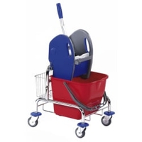 Floorstar Einfachfahrwagen mit Korb 17 l SOLID,  verchromt EFA 20 K,  EFA 20 K