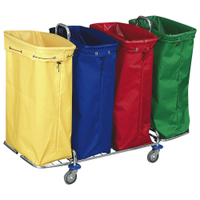 Floorstar Entsorgungssack 120 Liter mit Kordel ESK 120 ESKY 120 Y,  Farbe: gelb