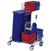 Floorstar GW 2 SOLID Gerätewagen,  verchromt GW 2 2 70,  Fassungsvermögen: 2 x 70 Liter