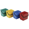 Floorstar Kunststoffeimer E 6 mit Literskala,  6 Liter EY 6,  Farbe: gelb