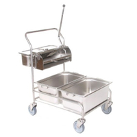 Floorstar RRW 2 ES PATENT Reinraumwagen,  Edelstahl RRW 2 ES,  Maße (B x L x H): 57 x 84 x 117 cm