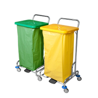 Floorstar SOLID Trennwagen,  1-fach 110-110-16-008-Y,  Deckelfarbe: gelb,  TWD 1 Y