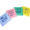 Floorstar Vlies Allzwecktuch 110g/qm,  Piktogramm 170-120-00-030-Y	,  1 Packung = 10 Stück,  gelb,  Piktogramm Waschbecken