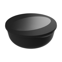 Food Bowl To Go,  2, 2 Liter 01965202-00000,  1 Stück,  Farbe: schlichtes schwarz