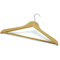 Form-Kleiderbügel,  Holz 07121000,  mit Steg