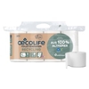 Fripa oecolife Toilettenpapier,  RECYLING,  3-lagig,  weiß 1590800,  1 Packung = 8 Rollen à 150 Blatt