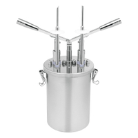 Gastro Inox Dispenser,  Hebelarm,  Nadel 503.164,  Maße (B x H): 180 x 460 mm,  6 Liter,  doppelte gerade Nadel