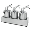 Gastro Inox Dosierspender,  5 Liter,  Edelstahl 503.103,  Maße (B x H x T): 600 x 440 x 200 mm,  3 x 5 Liter