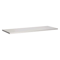 Gastro-Inox Edelstahl Arbeitsplatte,  Tiefe 700 mm 301.003,  Maße: (L x T) 1200 x 700 mm
