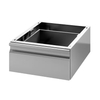 Gastro-Inox Edelstahl Schublade,  Tiefe 680 mm 301.703,  Maße: (B x T x H) 400 x 680 x 200 mm