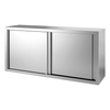 Gastro-Inox Edelstahl Wandschrank mit Schiebetüren,  Tiefe 400 mm 303.110,  Maße: (L x T x H) 1700 x 400 x 660 mm