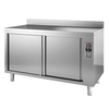 Gastro-Inox Edelstahl Wärmeschrank,  Tiefe 700 mm,  mit Aufkantung 304.048,  Maße: (L x T x H) 2000 x 700 x 880 mm