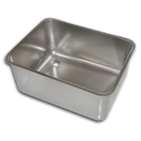 Gastro-Inox Einbauspüle Edelstahl,  Tiefe 300 mm 305.310,  Maße: (L x B x T) 600 x 500 x 300 mm