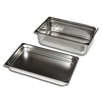 Gastro Inox Gastronormbehälter GN 1/1 Edelstahl 501.070,  Maße (L x B x H): 530 x 325 x 20 mm,  3 Liter