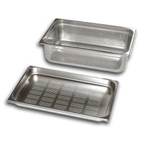 Gastro Inox Gastronormbehälter GN 1/1,  perforiertes Edelstahl 501.574,  Maße (L x B x H): 530 x 325 x 150 mm,  20 Liter