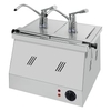Gastro Inox GN Behälter 1/4 mit Wärmefunktion und Hebelarm 503.193,  Maße (B x H x T): 400 x 510 x 380 mm,  2 x 4, 5 Liter