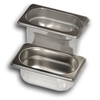 Gastro Inox GN Behälter 1/9,  Edelstahl 501.010,  Maße (L x B x H): 176 x 108 x 65 mm,  0, 6 Liter