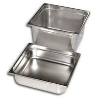 Gastro Inox GN Behälter 2/3,  Edelstahl 501.060,  Maße (L x B x H): 354 x 325 x 20 mm 2, 3 Liter