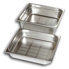 Gastro Inox GN Behälter 2/3,  perforiertes Edelstahl 501.564,  Maße (L x B x H): 354 x 325 x 150 mm,  18 Liter