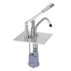 Gastro Inox GN Deckel mit Hebelbedienung,  Edelstahl 503.175,  Maße (B x H x T): 165 x 380 x 180 mm,  3 Liter,  GN 1/6