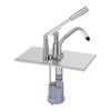 Gastro Inox GN Deckel mit Hebelbedienung,  Edelstahl 503.176,  Maße (B x H x T): 165 x 380 x 270 mm,  5 Liter,  GN 1/4