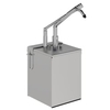 Gastro Inox GN Dosierspender,  1/4 Behälter und Hebelbedienung 503.183,  Maße (B x H x T): 175 x 390 x 280 mm,  5 Liter