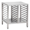 Gastro-Inox Untergestell,  für Öfen,  1000 mm,  mit Grundboden 310.110,  Unter Platz für 16x GN1/1
