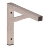 Gastro-Inox Wandhalterung aus Edelstahl 301.098,  Maße: 40 x 40 mm