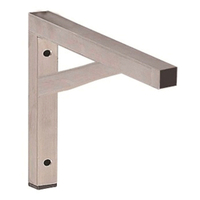 Gastro-Inox Wandhalterung aus Edelstahl 301.098,  Maße: 40 x 40 mm