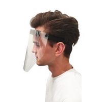 Gesichtsvisier,  aus glasklarer PET-Folie 1 Packung = 10 Stück