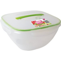 G&G Salatschüssel,  transparent 1 Schüssel inkl. Deckel