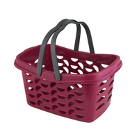 Gies ecoline Einkaufskorb Billy,  18 Liter 70442,  Farbe: brombeere
