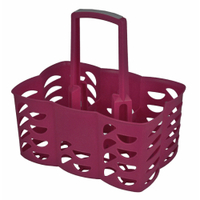 Gies ecoline Flaschenträger,  6er 70842,  Farbe: brombeere