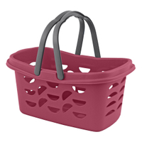 Gies ecoline Lilly Einkaufskorb,  8 Liter 7217,  Farbe: brombeere