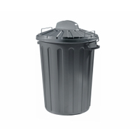 Gies ecoline Mülleimer Oskar,  23 Liter 75130,  Farbe: grau