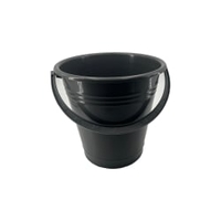Gies ecoline Stabilo Eimer,  5 Liter 72820,  Farbe: grau
