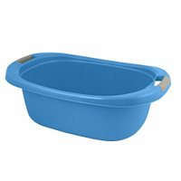 Gies ecoline Wanne mit ergonomischen Griffen,  25 Liter 7245,  Farbe: blau