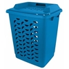 Gies ecoline Wäschebox mit Deckel,  55 Liter 7176,  Farbe: blau