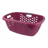 Gies ecoline Wäschekorb Ergo-Line,  40 Liter 71492,  Farbe: brombeere