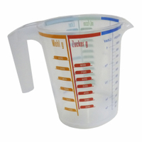 Gies giesline Deco Line Messbecher,  transparent 5078,  Fassungsvermögen: 1 Liter