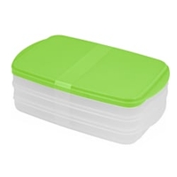 Gies giesline Stapelbox Classic,  mint,  0, 9 Liter 4456,  1 Set,  3 x 0, 9 l