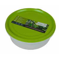Gies greenline Frischhaltedose,  rund 3726,  Maße: Ø 23, 0 x 9, 0 cm,  2, 5 Liter