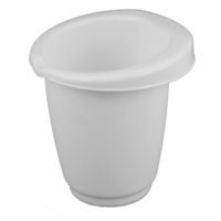 Gies greenline Rührbecher,  1 Liter 3893,  Maße: Ø 15, 5 x 16 cm,  weiß