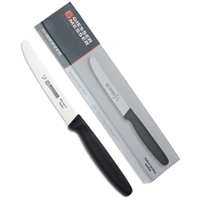 Giesser Allzweckmesser mit Wellenschliff,  11 cm Klinge 8365 wsp 11 g,  Farbe: gelb