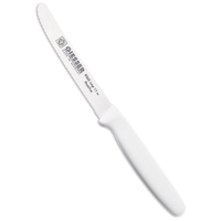 Giesser Allzweckmesser mit Wellenschliff,  11 cm Klinge 8365 wsp 11 w,  Farbe: weiß