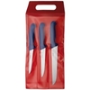 Giesser Messer-Set,  3-teilig 3555 b,  Farbe: blau